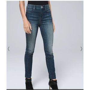 White black the skinny denim jeans size 14